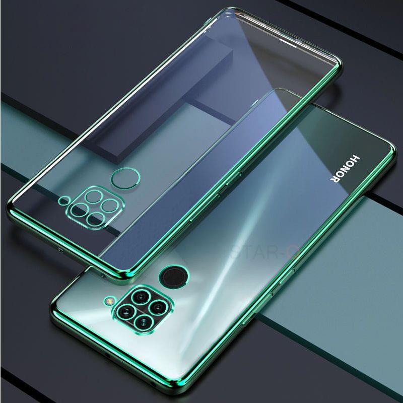 Роскошный прозрачный чехол-бампер с покрытием для Xiaomi Redmi Note 9 Pro Note9 S 9s 9pro Note9pro Мягкий силиконовый прозрачный задний чехол Funda