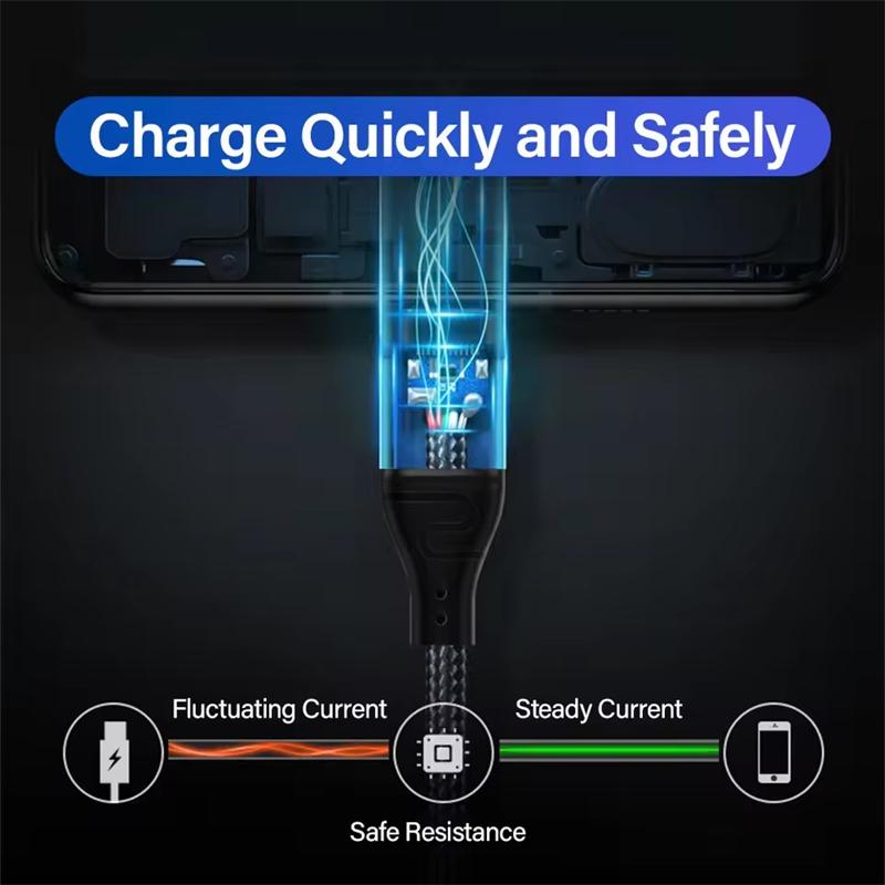 Кабель для быстрой зарядки USB Type C 240 Вт PD3.1 480 Мбит/с Передача данных Провод для зарядки USB C для iPhone 16 Xiaomi Samsung Ноутбук Кабель USBC
