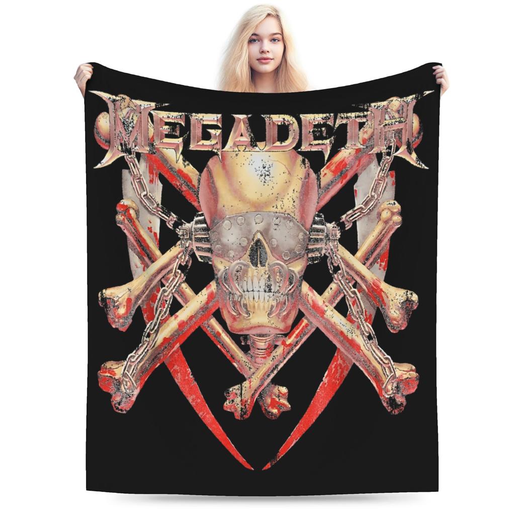 Killing Is My Business Рок-группа Плед Фланелевый Megadeth Легкий Плед для Автомобиля Дивана Кровати