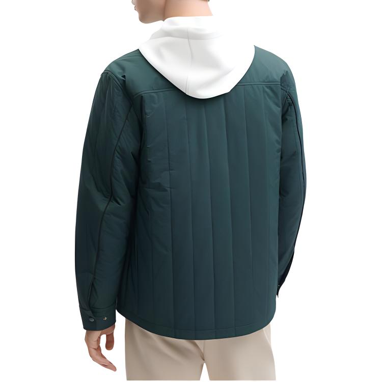 Men's Jacket FILA Puffer Jacket Men's Dark Bamboo Emerald