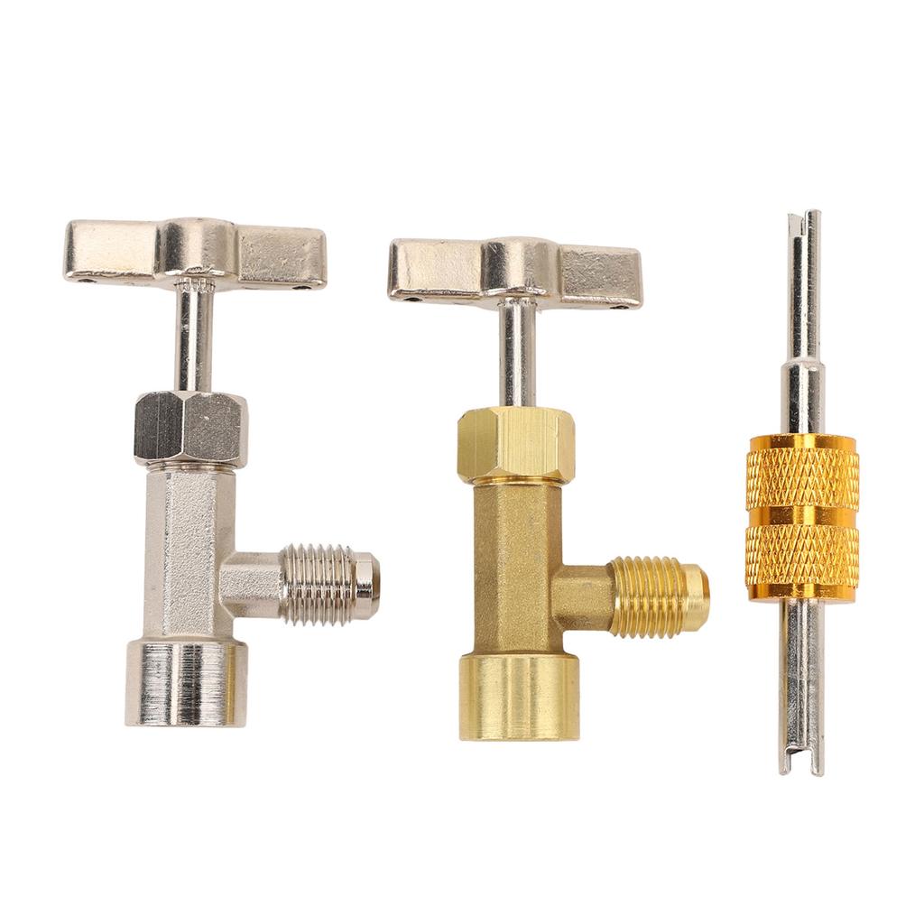 R134A Прокалывающий кран для баллона самогерметизирующегося типа с инструментом для удаления золотника для автомобильного кондиционирования