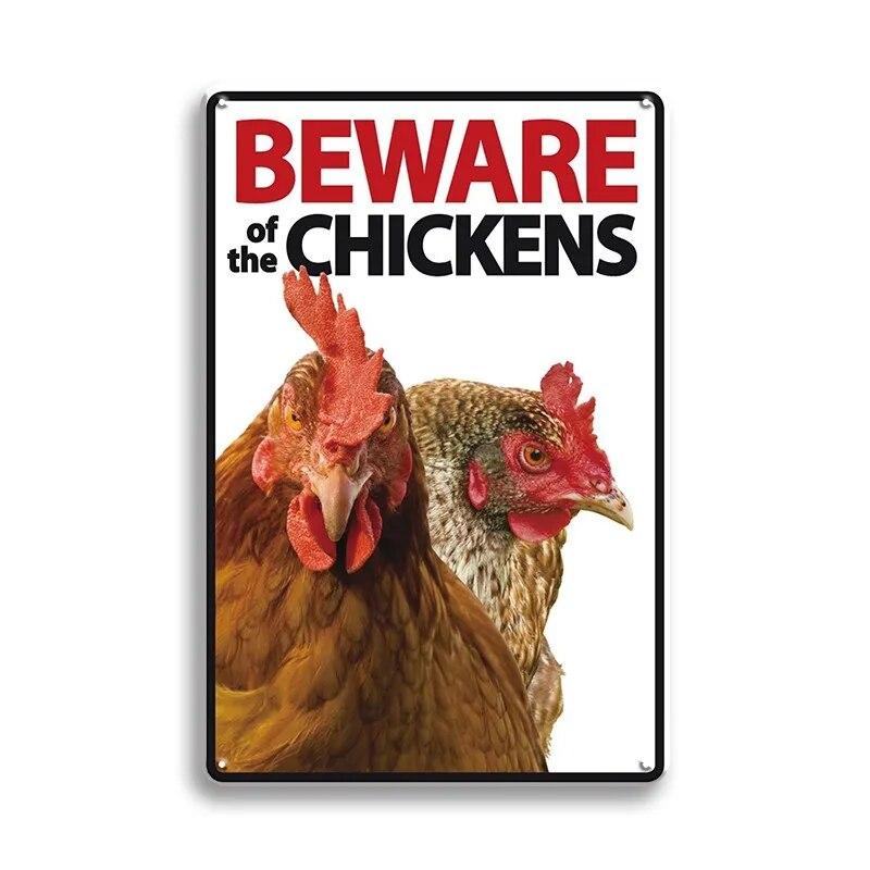 Retro Funny Tin Sign Beware Guard Dalmatian On Duty Cute Pigs Novelty Metal Sign Bathroom Decor Wall Art Posters Wall Decor Gift