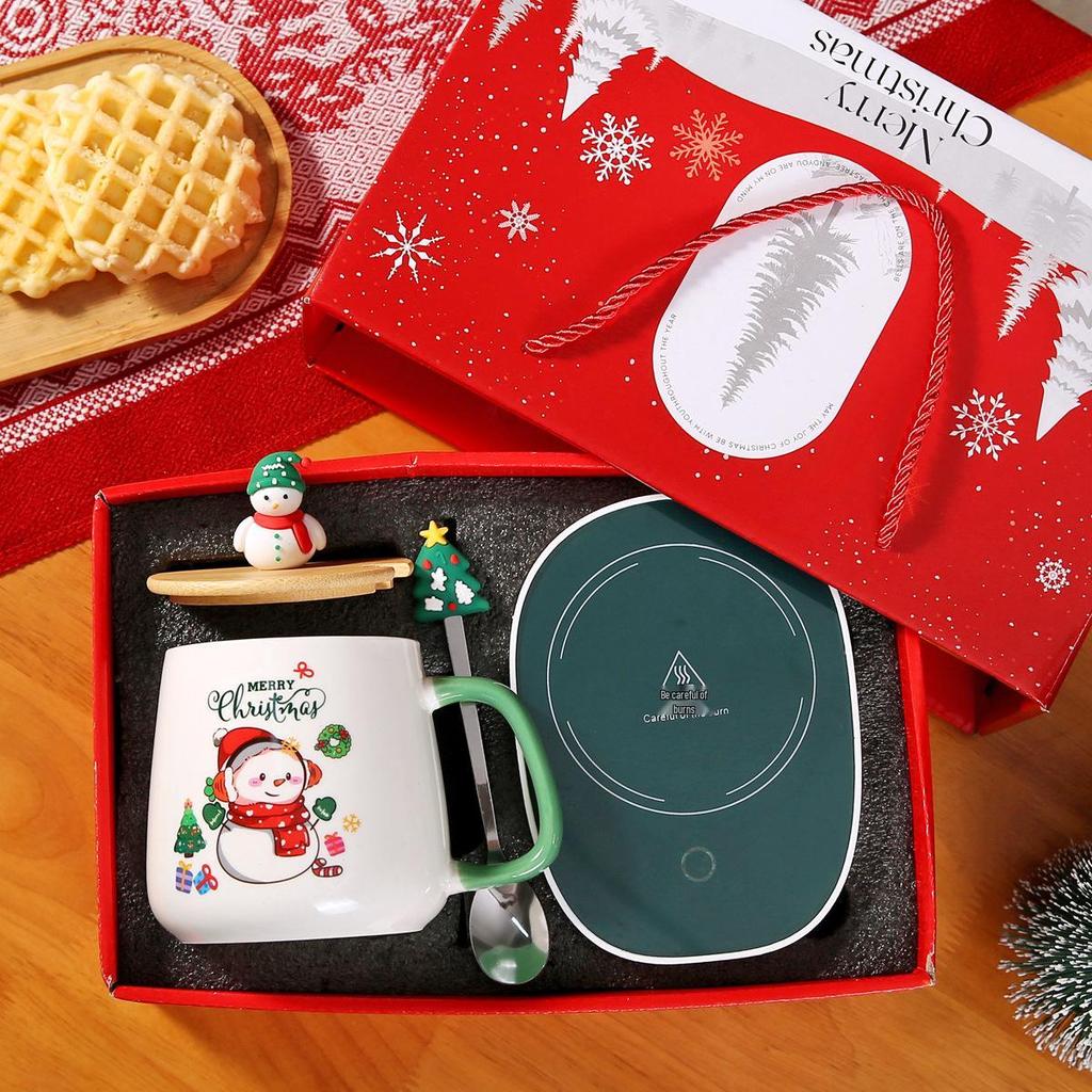 Керамическая кружка Деда Мороза - Милая, Креативная, Рождественская кружка с постоянной температурой