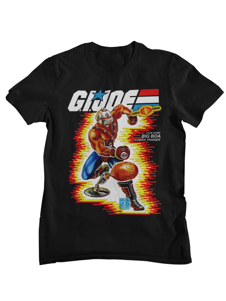 G I Joe A Real American Hero Retro Cartoon Character Printed Tshirt Unisexs and Womens Cotton Street Top