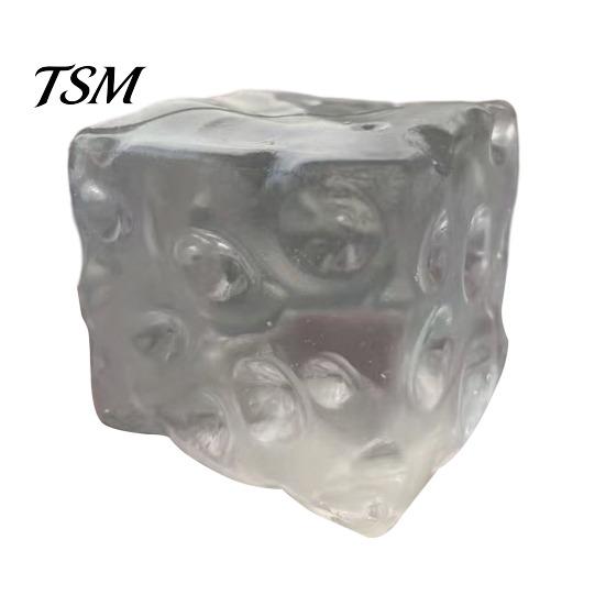 Sensory Stress Toy Shapeable Cheese Cube Squeeze Toy, Anxiety Relief Block Office Relaxation Gadget Fake Pinch Home Tool Reduction