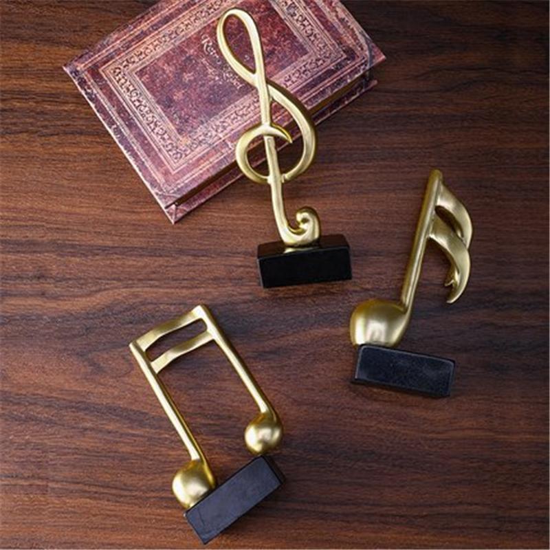 Творческие музыкальные ноты украшения музыкальное искусство украшения гостиной скульптуры из смолы украшения настольная мебель