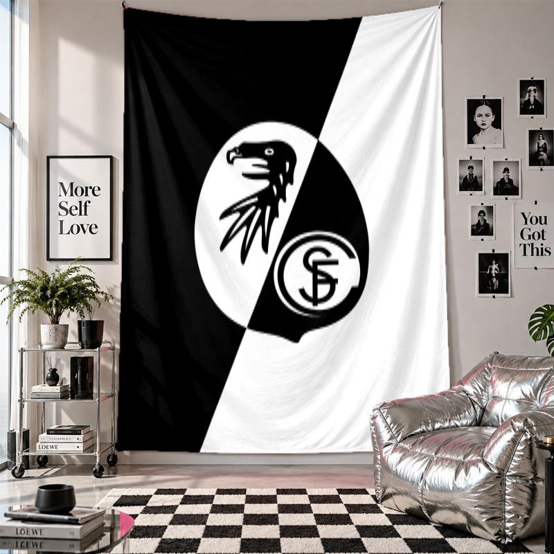 SC Freiburg FC Wall Tapestry Home Decor Wall Hanging Cloth for Bedroom Living Room Background