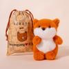 Plush Toy Figurine Pocket Pet Cat Dog Elephant Fox Frog Stuffed Animal Doll Desk Decor for Kids