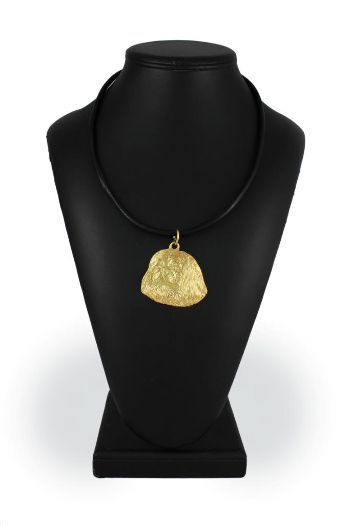 Pekingese, Pekinese, Peke - necklace with a dog in a gift box, gold-plated pendant for a dog lover, striking jewelry by Art-Dog