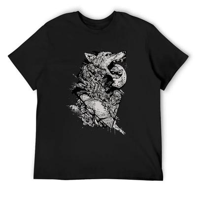 Футболка Werewolf Therewolf больших размеров, мужская футболка, подарки для парня, футболки для мужчин