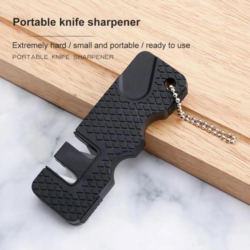Practical Sharpening Tool Kitchen Accessories Knife Sharpener Mini Portable Fruit Stone