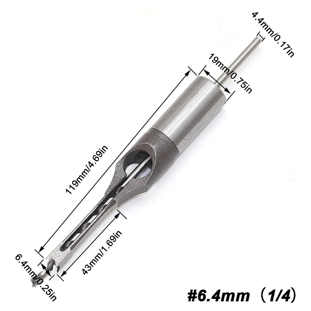 1 шт. 6-16 мм HSS сверло с квадратным отверстием Сверла для деревообработки Шнек Долбежное долото Набор сверл Сделай сам Мебель Квадратное сверло для деревообработки