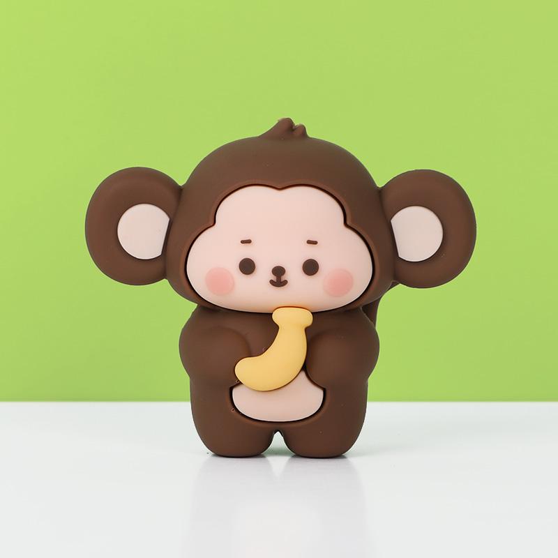 Топпер для торта на день рождения 'Животные джунглей', Лесные животные, Лев, Жираф, Детская вечеринка 'Дикий', Украшения для торта на день рождения, Принадлежности для украшения торта на вечеринку 'Baby Shower'