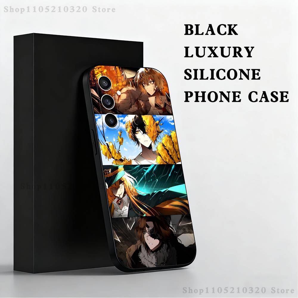 Чехол для телефона L-Limbus Company Game для Samsung S 25,24,23,22,30,21,10,9,Ultra,Plus,Lite,FE,4,5 G Черный Мягкий Чехол