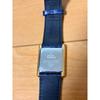 Used Vivienne Westwood Watch Square Blue CrocFeraligatr
