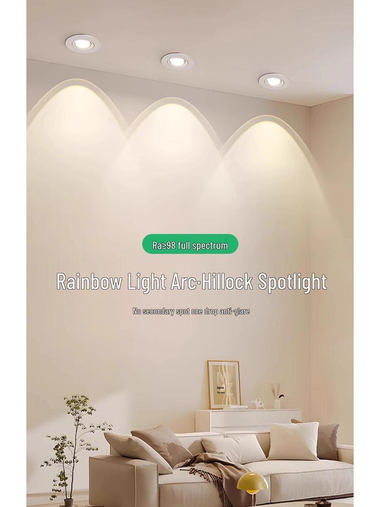 Embedded Rainbow Hills Anti-Glare LED Downlight - 2025 Wall Washer Spotlight