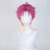 Saja Boys Эбби Косплей Парик Розовый 30см Парик Jinu Baby Эбби Романтика Мистика Кос Аниме Парик Для Мужчин Термостойкие Синтетические Волосы
