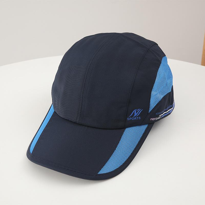 Hat Men's Spring Summer New Outdoor Sunscreen Shade Baseball Cap Hat Printing Splicing Breathable Cap Women