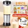 Multi-funtion Personal Blender Mixer 250W Juicer Fruit Food Processor Easy-wash Kitchen Soup Juice Food Making Tool 21Pcs/set