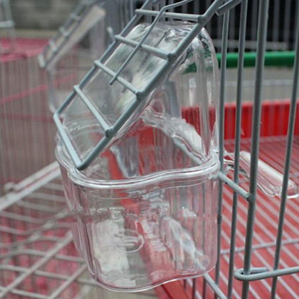 Кормушка для попугаев No Mess, пластиковая кормушка с насестом для попугаев Conure, установка вне клетки