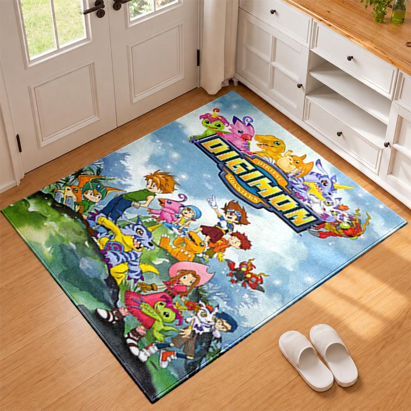 Коврик Digimon для прихожей, гостиной или спальни, защитный коврик под стул, офисное украшение, рождественский подарок, подарок на день рождения