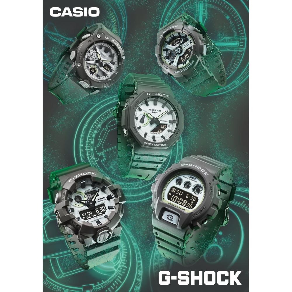 [Casio] Часы G-ShockHIDDEN GLOW Series DW-6900HD-8JF мужские серые