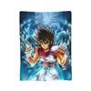Knights Of The Zodiac Anime Fleece Throw Blanket Saints Seiyas  Blankets for Bedding Office Super Warm Bed Rug,