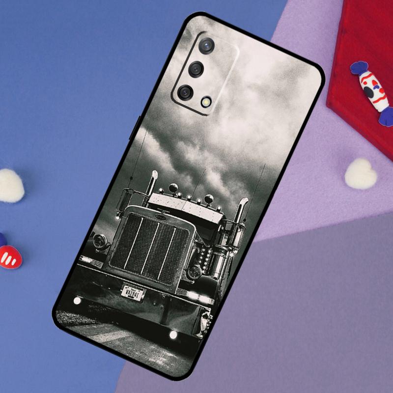Крутой чехол для тяжелого грузовика для OPPO A17 A54 A57 S A77 A74 A94 A5 A9 A53 A15 A16 A76 A96 A52 A72 A18 A58 A98 A78