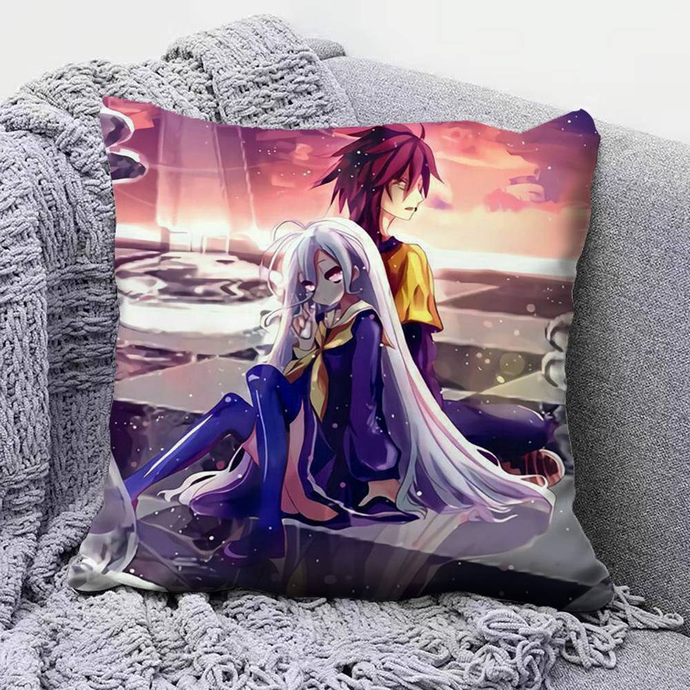 No Game No Life Zero Широ Сора Наволочки Домашние Подушки для Дивана и Декоративные На заказ