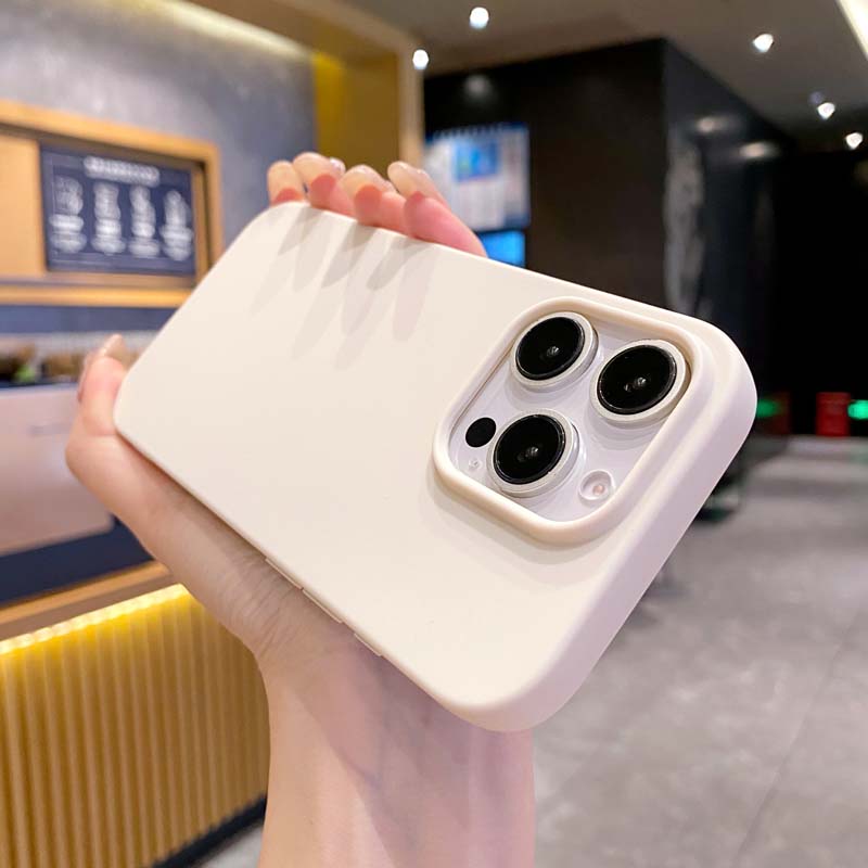 Новый однотонный чехол для телефона для IPhone 16 15 14 13 12 11 Pro Max 16Pro Мягкий силиконовый Ударопрочный Защитный Аксессуары Чехол