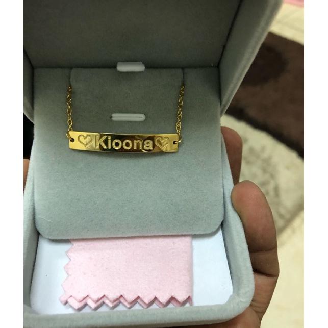 Бесплатная коробка, персонализированный браслет с именем ребенка для девочек и мальчиков, ювелирные изделия из нержавеющей стали, браслет на заказ для детей на день рождения