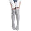 Womens Cable Knit Over-the-Knee Socks Thick Warm Slouch Fall Winter