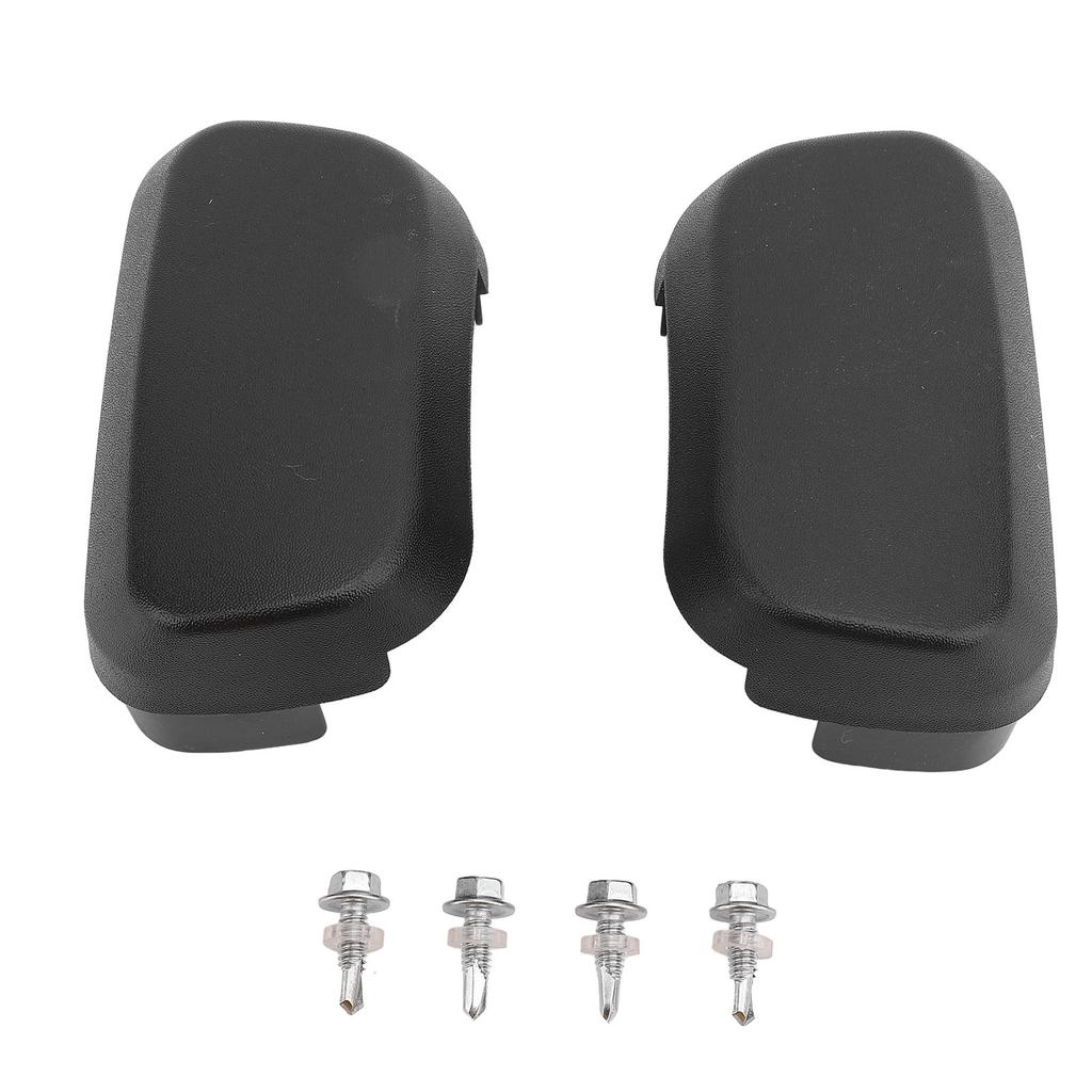 2PCS Side Step End Caps 68193113AA Running Board End Cover with Screws for 1500 2500 3500 4500 5500