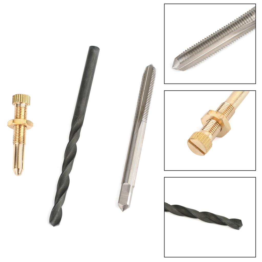 Idle Screw Drill Bit Install Kit Fit for Yamaha Blaster 200 YFS200 1988-2006