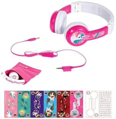 Наушники проводные Onanoff BuddyPhones Explore+ розовый