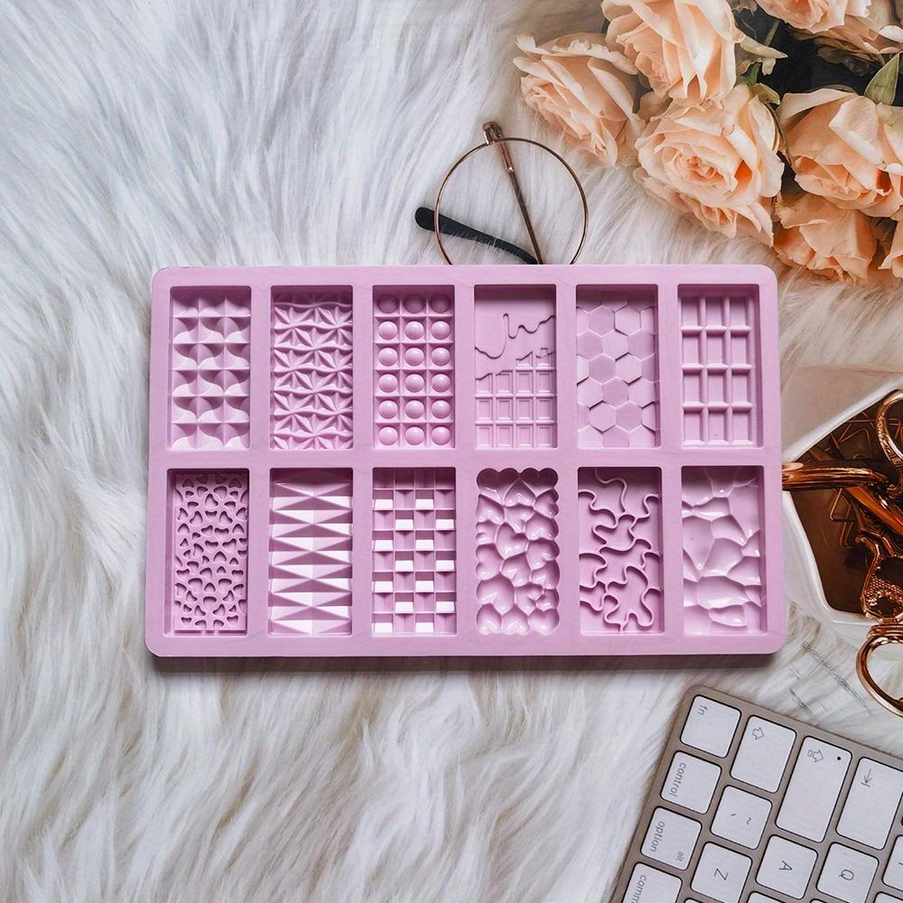 Силиконовая форма для шоколада на 12 гнезд - без BPA, 3D-дизайн для конфет, желе и украшения тортов своими руками