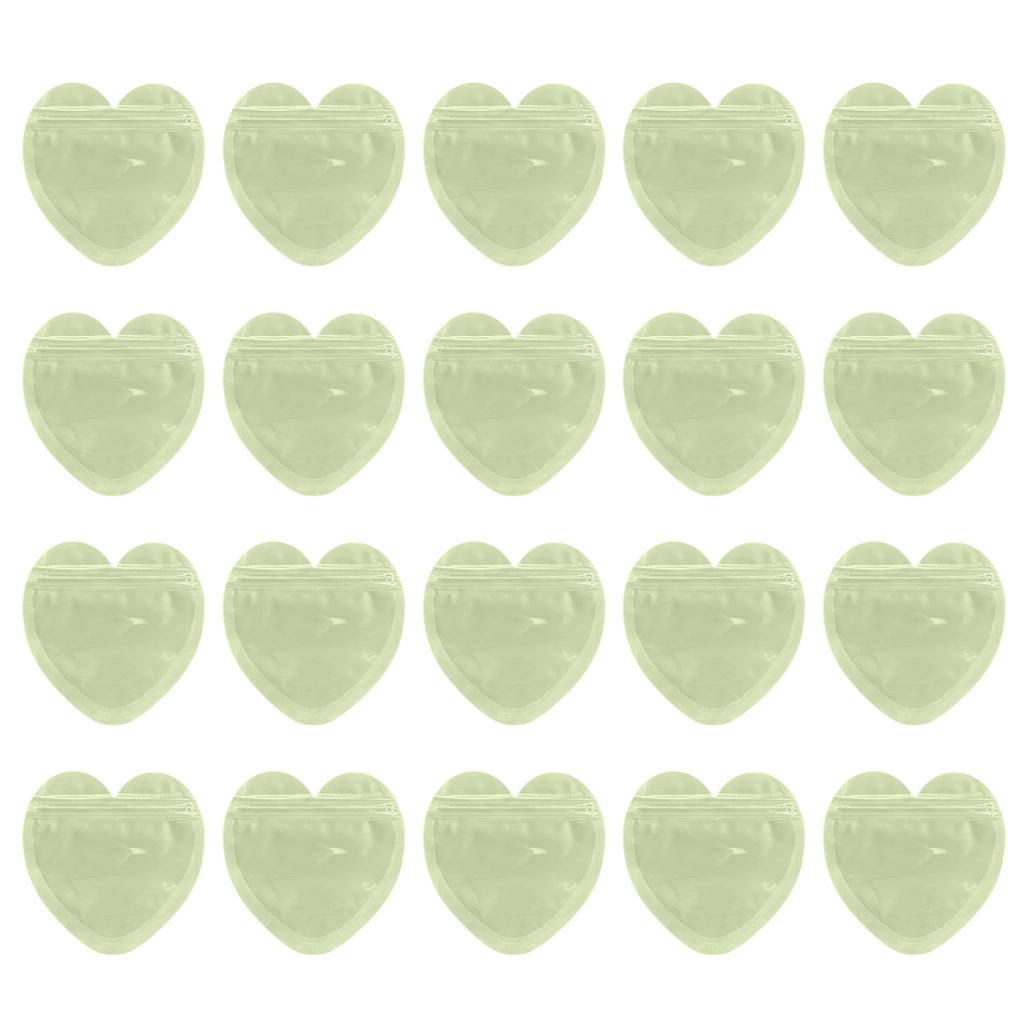 Stylish Heart Shaped Jewelry Self Sealing Bags Elegant Heart Shaped Jewelry Packaging Bags Handy Self Sealing Organizer