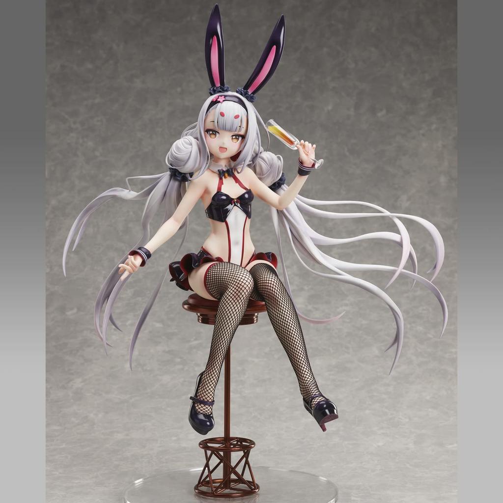 FREEing Azur Lane Shimakaze Fastest Bunny Invitation Scale Painted Complete Figure White B-style 1/4 PVC&ABS