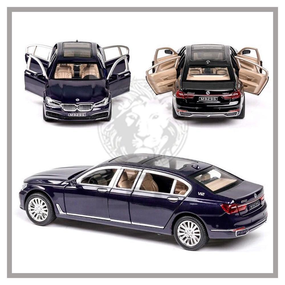 РаспродажаKLT 1:24 BMW 760, литая под давлением модель автомобиля из сплава для детей, игрушки для мальчиков, игрушки для детей, машинки, игрушки