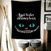 Cheshire Cat Tapestry Wall Tapestry Background Cloth Fashion Print Wall Decoration Background Wall Hanging Cloth Home Decor