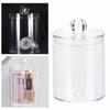 Transparent Ear Bud Holder Plastic Cotton Swab Box Storage Box Storage Jar Case Jewelry Box