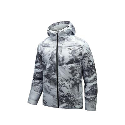 Snow Shell Four Defense Technology Белый утиный пуховый пуховик с капюшоном, быстросохнущий, водонепроницаемый, ветрозащитный, устойчивый к масляным пятнам 952447901-4