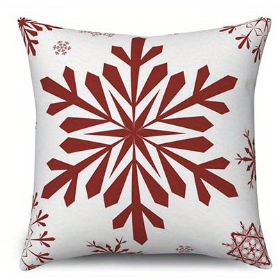 Домашний Декор Let It Snow & Merry Christmas Наволочки Узорчатая Наволочка Для Подушки Подходит Для Дивана Спальни Автомобиля