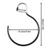 Multi-Functional Space-Saving Hat Scarf Hanger Non Slip Round Scarf Holder Belt Scarf Ring Hanging Hook Versatile Closet Hanger