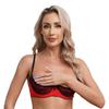 Women Lace Shelf Bra Bralette Adjustable Underwired Push Up Bra Tops Lingerie