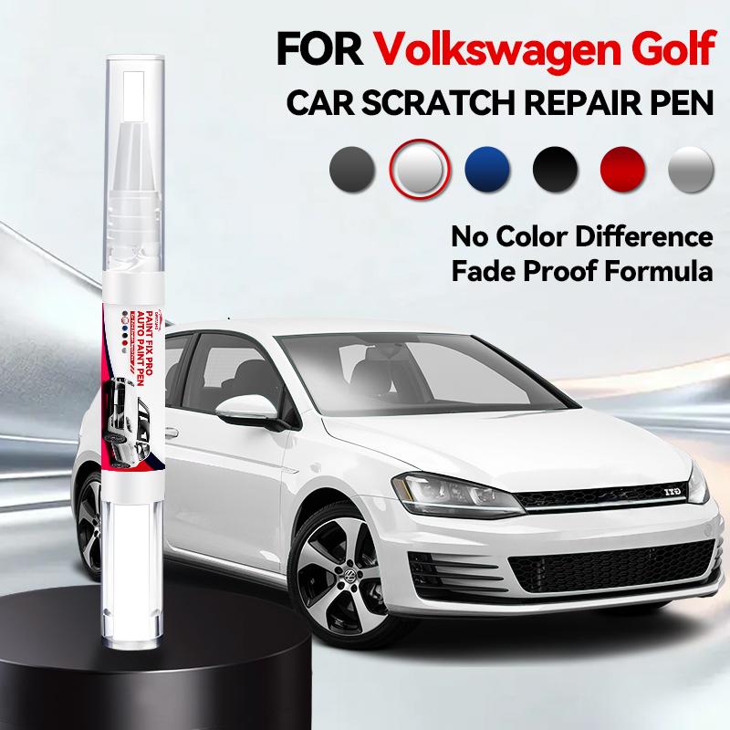 Для Volkswagen Golf 1974-2025 A2 A3 A4 A5 A6 A7 A8 Кисть для подкраски царапин Удаление царапин Сделай сам Автоаксессуары Черный Белый