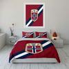 Norwegian Flag Bedding Set Bedding Duvet Cover Set Duvet Cover Pillowcases  (1 * Duvet Cover 2 * Pillowcases, without duvet insert)