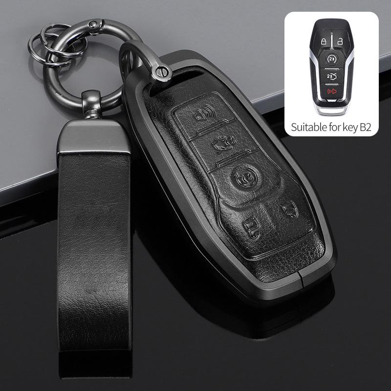 Metal Protective Key Shell for 2015-2017 Ford Mustang - Unisex Design