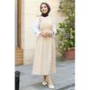 Frilly Laced Hijab Dress Casual Confort Gilet