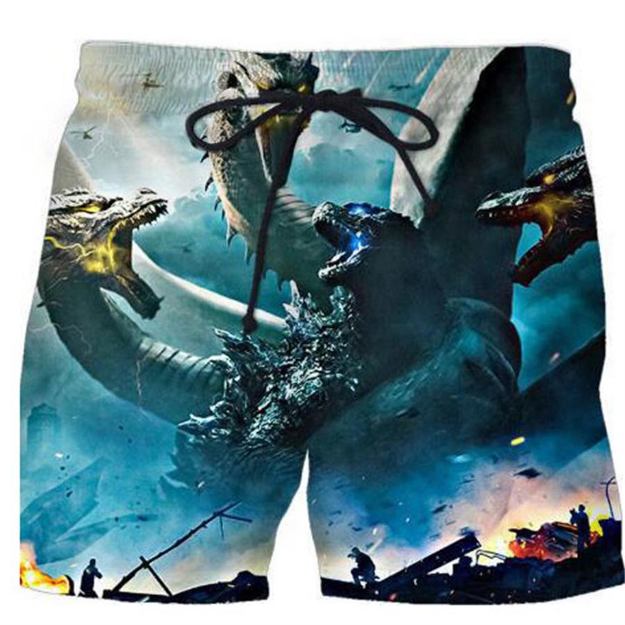 Мужские шорты, летние повседневные молодежные пляжные шорты с 3D принтом, весенние маленькие эластичные короткие брюки